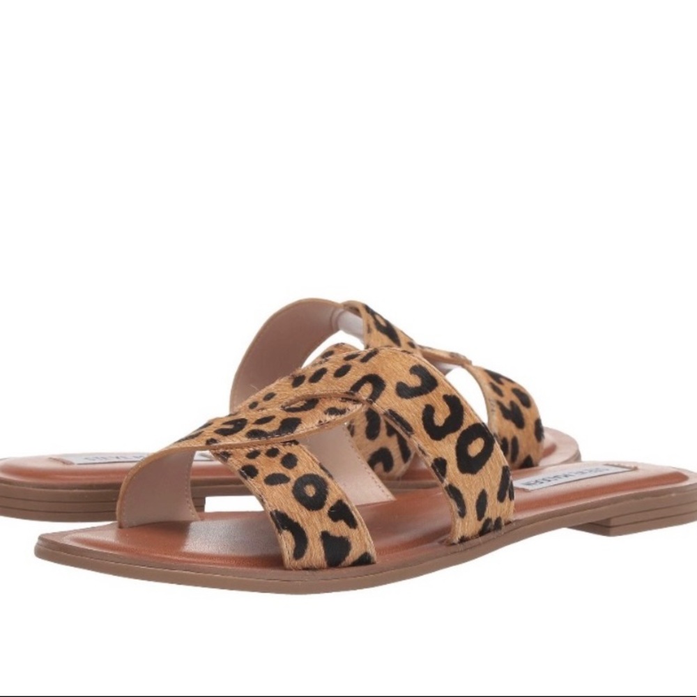 Steve Madden Calf Hair Sandals. Size 6M.